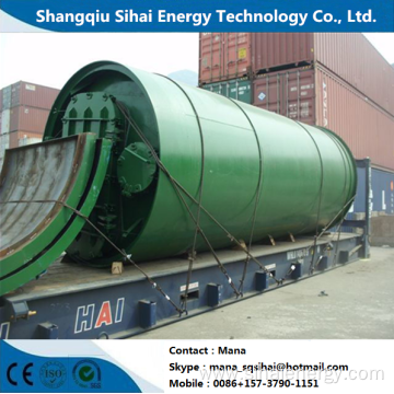 5 Tons capacity rubber recycled pyrolysis machine